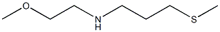 (2-methoxyethyl)[3-(methylsulfanyl)propyl]amine Structure