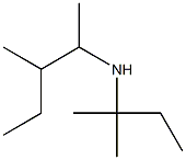 (2-methylbutan-2-yl)(3-methylpentan-2-yl)amine Structure