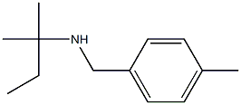 (2-methylbutan-2-yl)[(4-methylphenyl)methyl]amine Struktur