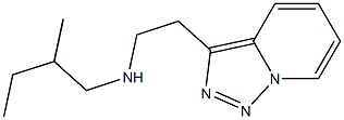 (2-methylbutyl)(2-{[1,2,4]triazolo[3,4-a]pyridin-3-yl}ethyl)amine Struktur