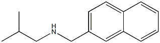 (2-methylpropyl)(naphthalen-2-ylmethyl)amine,,结构式