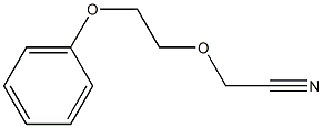 (2-phenoxyethoxy)acetonitrile Structure