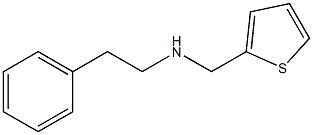 (2-phenylethyl)(thiophen-2-ylmethyl)amine Struktur