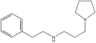 (2-phenylethyl)[3-(pyrrolidin-1-yl)propyl]amine,,结构式
