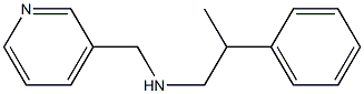 (2-phenylpropyl)(pyridin-3-ylmethyl)amine Struktur