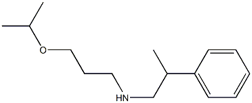 (2-phenylpropyl)[3-(propan-2-yloxy)propyl]amine,,结构式