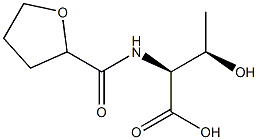 (2S,3R)-3-hydroxy-2-[(tetrahydrofuran-2-ylcarbonyl)amino]butanoic acid Structure