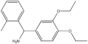 (3,4-diethoxyphenyl)(2-methylphenyl)methanamine 化学構造式