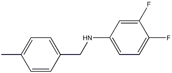 (3,4-difluorophenyl)(4-methylphenyl)methylamine,,结构式