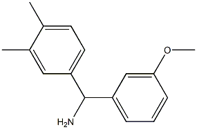 (3,4-dimethylphenyl)(3-methoxyphenyl)methanamine|
