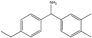 (3,4-dimethylphenyl)(4-ethylphenyl)methanamine