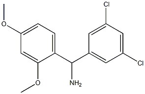 (3,5-dichlorophenyl)(2,4-dimethoxyphenyl)methanamine Structure