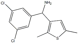 (3,5-dichlorophenyl)(2,5-dimethylthiophen-3-yl)methanamine Structure