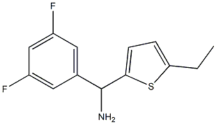(3,5-difluorophenyl)(5-ethylthiophen-2-yl)methanamine