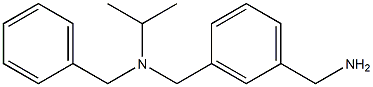 (3-{[benzyl(propan-2-yl)amino]methyl}phenyl)methanamine Structure