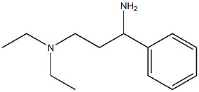 (3-amino-3-phenylpropyl)diethylamine Structure