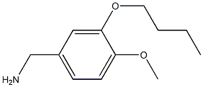 (3-butoxy-4-methoxyphenyl)methanamine 化学構造式