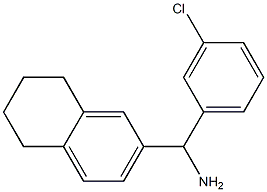 (3-chlorophenyl)(5,6,7,8-tetrahydronaphthalen-2-yl)methanamine