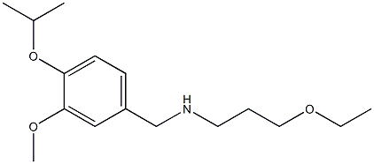 (3-ethoxypropyl)({[3-methoxy-4-(propan-2-yloxy)phenyl]methyl})amine Structure