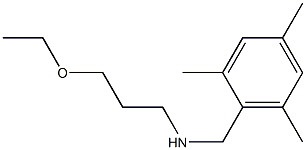 (3-ethoxypropyl)[(2,4,6-trimethylphenyl)methyl]amine Structure