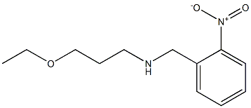 (3-ethoxypropyl)[(2-nitrophenyl)methyl]amine Structure