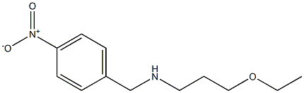 (3-ethoxypropyl)[(4-nitrophenyl)methyl]amine 化学構造式