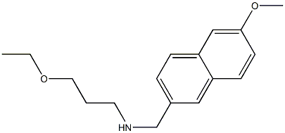 (3-ethoxypropyl)[(6-methoxynaphthalen-2-yl)methyl]amine Structure