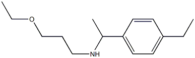 (3-ethoxypropyl)[1-(4-ethylphenyl)ethyl]amine