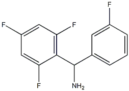 (3-fluorophenyl)(2,4,6-trifluorophenyl)methanamine