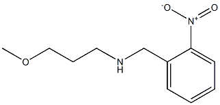 (3-methoxypropyl)[(2-nitrophenyl)methyl]amine,,结构式