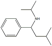 (3-methyl-1-phenylbutyl)(propan-2-yl)amine,,结构式