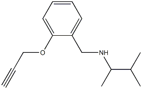  (3-methylbutan-2-yl)({[2-(prop-2-yn-1-yloxy)phenyl]methyl})amine