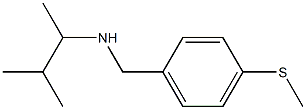 (3-methylbutan-2-yl)({[4-(methylsulfanyl)phenyl]methyl})amine,,结构式