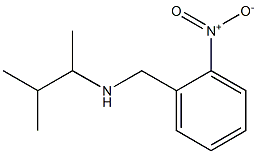 (3-methylbutan-2-yl)[(2-nitrophenyl)methyl]amine Structure