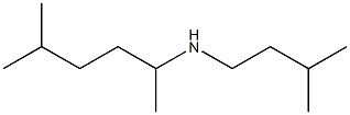 (3-methylbutyl)(5-methylhexan-2-yl)amine Structure