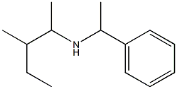 (3-methylpentan-2-yl)(1-phenylethyl)amine Structure