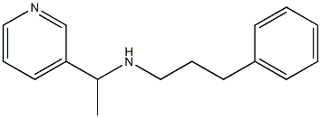 (3-phenylpropyl)[1-(pyridin-3-yl)ethyl]amine 化学構造式