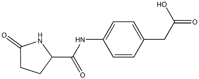 (4-{[(5-oxopyrrolidin-2-yl)carbonyl]amino}phenyl)acetic acid