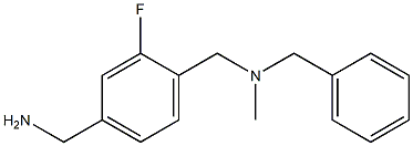(4-{[benzyl(methyl)amino]methyl}-3-fluorophenyl)methanamine