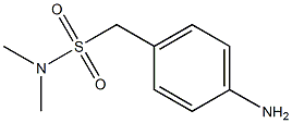 (4-aminophenyl)-N,N-dimethylmethanesulfonamide 化学構造式