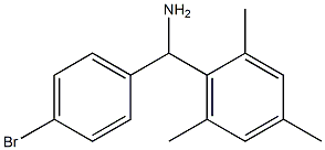 (4-bromophenyl)(2,4,6-trimethylphenyl)methanamine 结构式