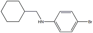 (4-bromophenyl)(cyclohexyl)methylamine Structure