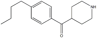 (4-butylphenyl)(piperidin-4-yl)methanone Structure