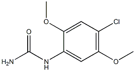 (4-chloro-2,5-dimethoxyphenyl)urea Struktur
