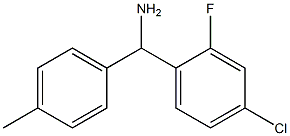 (4-chloro-2-fluorophenyl)(4-methylphenyl)methanamine Structure