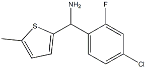 (4-chloro-2-fluorophenyl)(5-methylthiophen-2-yl)methanamine