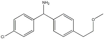 (4-chlorophenyl)[4-(2-methoxyethyl)phenyl]methanamine