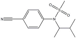 (4-cyanophenyl)-N-(3-methylbutan-2-yl)methanesulfonamide