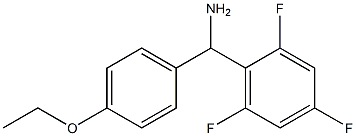 (4-ethoxyphenyl)(2,4,6-trifluorophenyl)methanamine 结构式