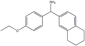 (4-ethoxyphenyl)(5,6,7,8-tetrahydronaphthalen-2-yl)methanamine 化学構造式